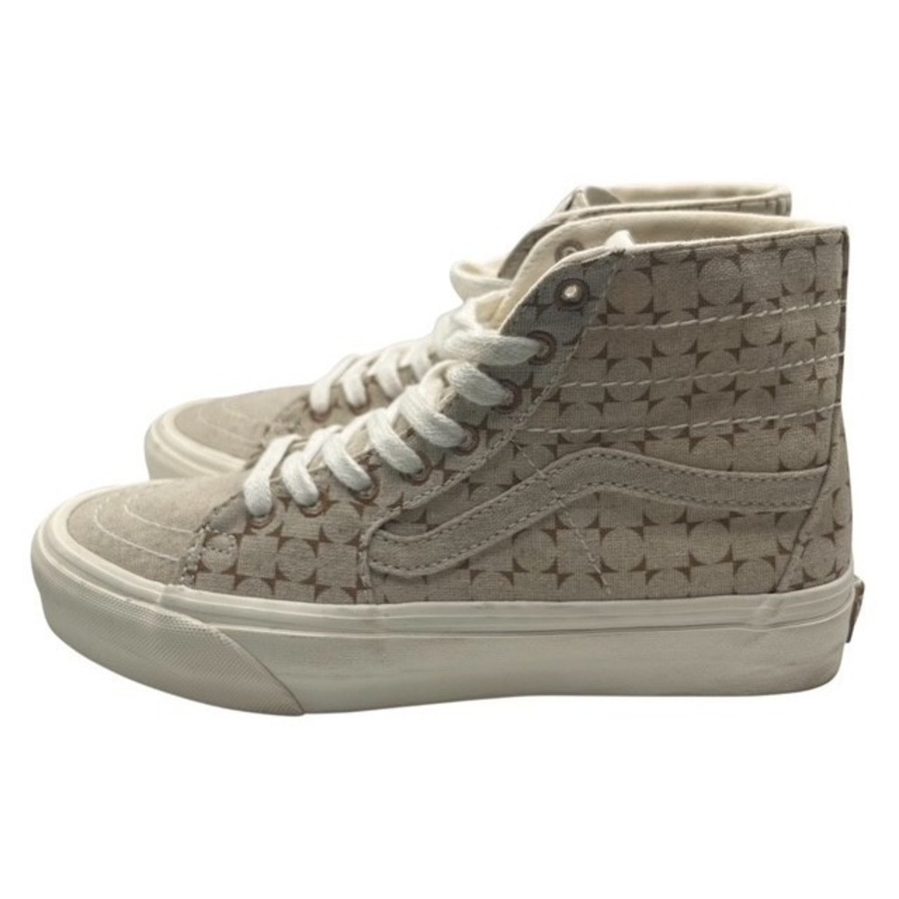 Vans Womens SZ 7.5 Sk8-Hi Tapered Eco Theory Sneakers Checkerboard Skate-1516